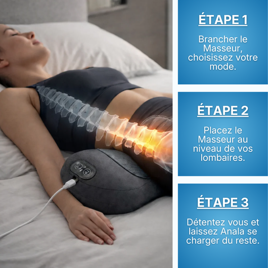 Masseur Lombaire 3 en 1